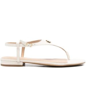 Ralph Lauren Lauren T-Bar Strap Sandals - White