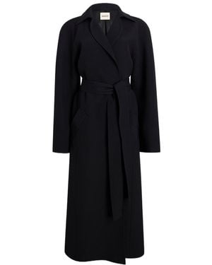 KHAITE Roth Trench Coat - Black