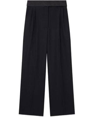 Stella McCartney Wide Leg Tuxedo Trousers - Blue