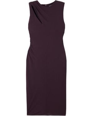 Tom Ford Cut Out Scarf Detail Cocktail Dress - Purple