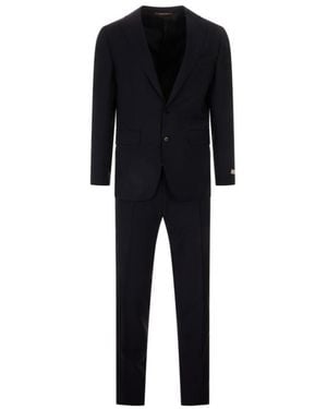 Canali Long-Sleeved Suit - Black