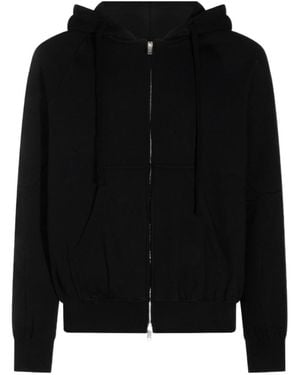 Thom Krom Zip-Up Hoodie - Black