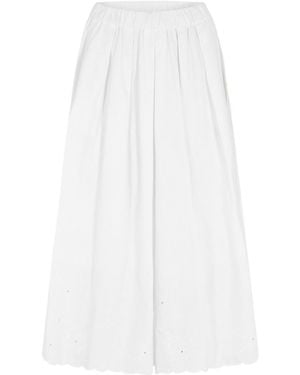 Weekend by Maxmara Minimalist Versatile Skirt - White