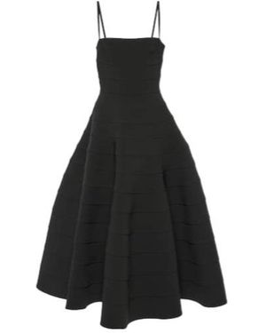 Altuzarra Connie Knitted Midi Dress - Black