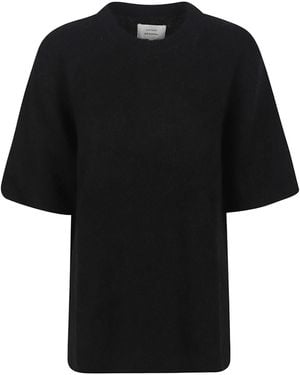 Loulou de Saison Raven Crewneck Knitwear - Black