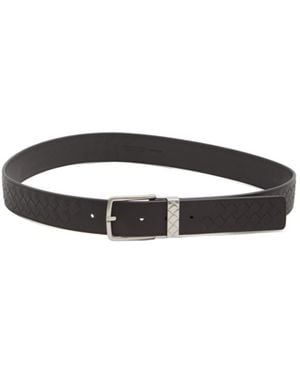 Bottega Veneta Intreccio Loop Belt - White