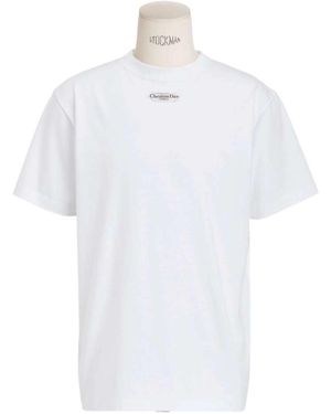 Dior Homme Christian Paris Tag T-Shirt - White