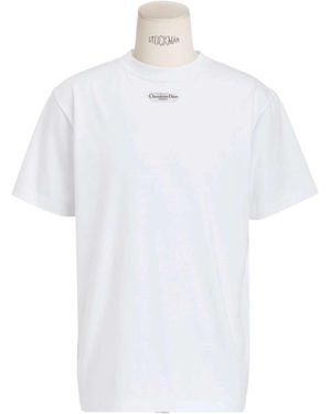 Dior T-Shirt With Christian Paris Tag, Relaxed Fit - White