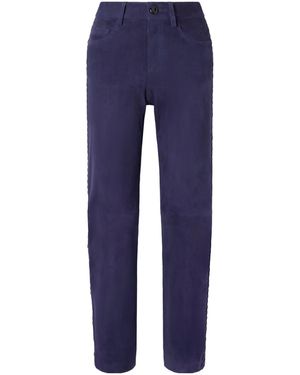 Blazé Milano Paso Patchwork Casual Trousers - Blue