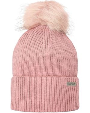 Barbour Solid Color Beanie - Pink