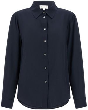 P.A.R.O.S.H. P. A.R. O.S. H. Silk Blouse - Blue