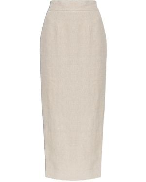 Posse Solid-Colored Skirt - White