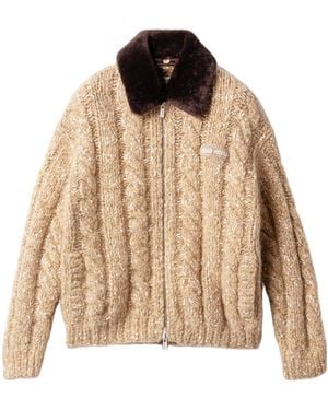 Miu Miu Cashmere Cardigan - Natural