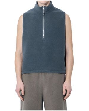 Rier Wool City Vest - Blue