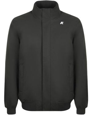 K-Way Padded Hooded Jacket - Gray