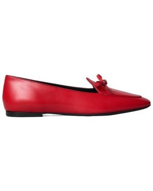 Celine Aura Bow Flats - Red