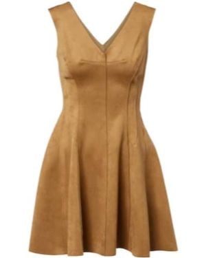 Norma Kamali Grace Minidress - Brown