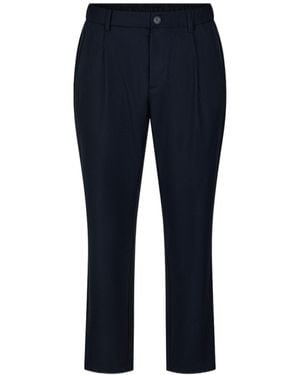 Herno Casual Pants With Belt Loops - Blue