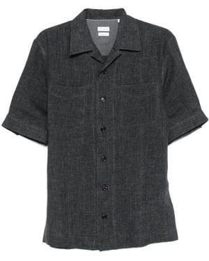 Brunello Cucinelli Pocket Linen Shirt - Black