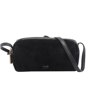 KHAITE Zip Small Shoulder Bag - Black