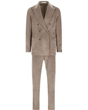 Tagliatore Long-Sleeve Suit Set - Natural