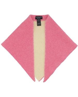 B.B. Wallace Knit Triangular Scarf - Pink