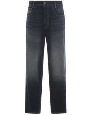 AYA MUSE Straight Leg Jeans - Blue