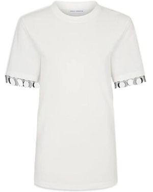 Rabanne Crewneck Short-Sleeved T-Shirt - White