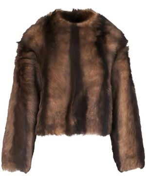 Nili Lotan Long-Sleeve Jacket - Brown