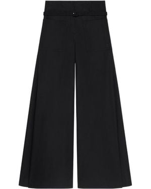 Courreges Courrèges High-Rise Palazzo Trousers - Black