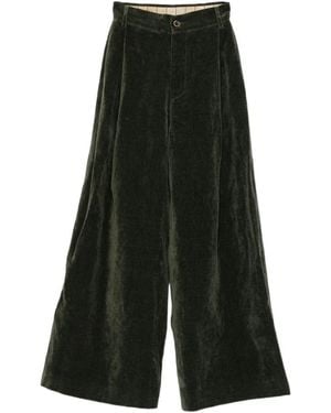 Uma Wang Belt Loops Slacks - Green