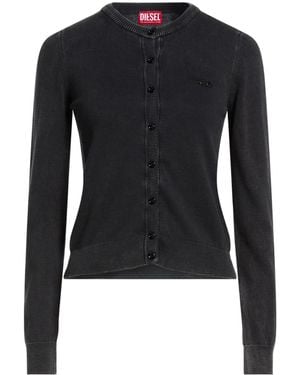 DIESEL Solidcolor Knit Top - Black