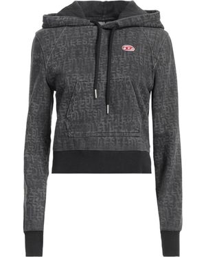 DIESEL Two-Color Sweatshirt - Black
