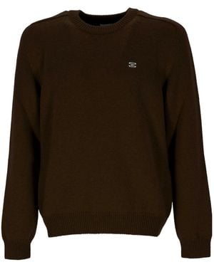 Celine Crew Neck Sweater - Brown