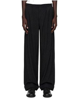 Junya Watanabe Logo Casual Pants - Black