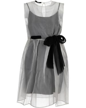 Lela Rose Sleeveless Dress - Grey