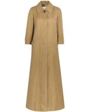 Dries Van Noten Cotton Trench Coat - Natural