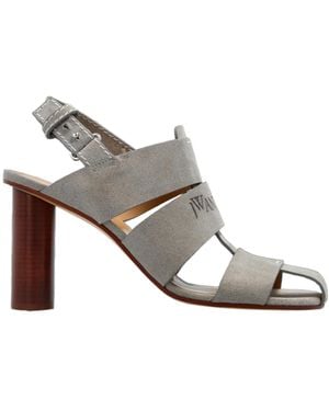 JW Anderson Round Toe High Heel Sandals - Gray