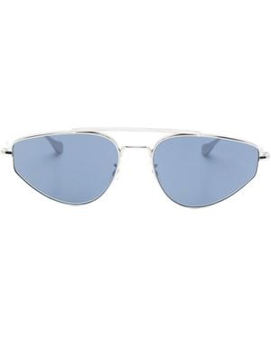 Jil Sander Geometric Frame Sunglasses - Blue