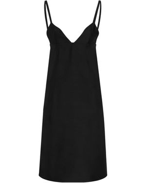 Jacquemus Sleeveless Wool Dress - Black
