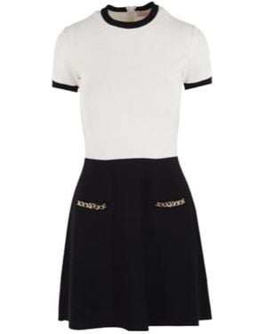 Valentino Vlogo Short-Sleeve Minidress - White
