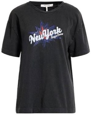 Rag & Bone Simple Printed T-Shirt - Black