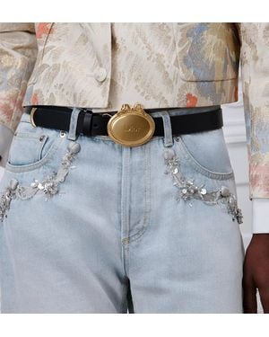 Dior Médaillon Belt - Blue