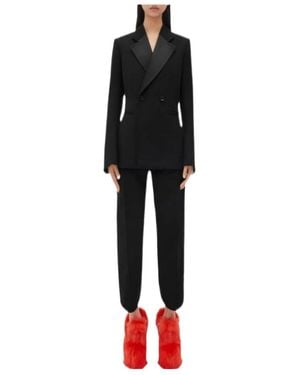Bottega Veneta Curved Sleeves Compact Satin Jacket - Black
