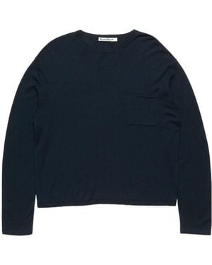 Acne Studios Cashmere Knit Jumper - Blue