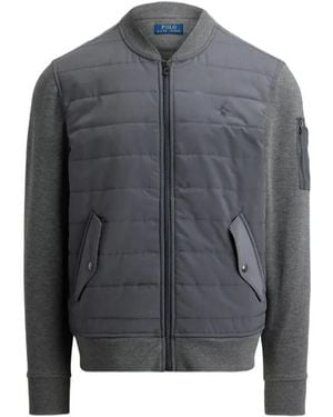 Polo Ralph Lauren Quilted Bomber Jacket - Grey