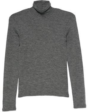 forte_forte Mélange T-Shirt - Grey
