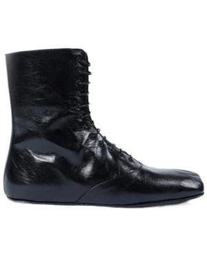 Ann Demeulemeester Monil Leather Boots - Black