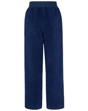 Fendi Straight Leg High Waist Track Trousers - Blue