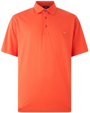 Herno Classic Cotton Polo Shirt - Orange
